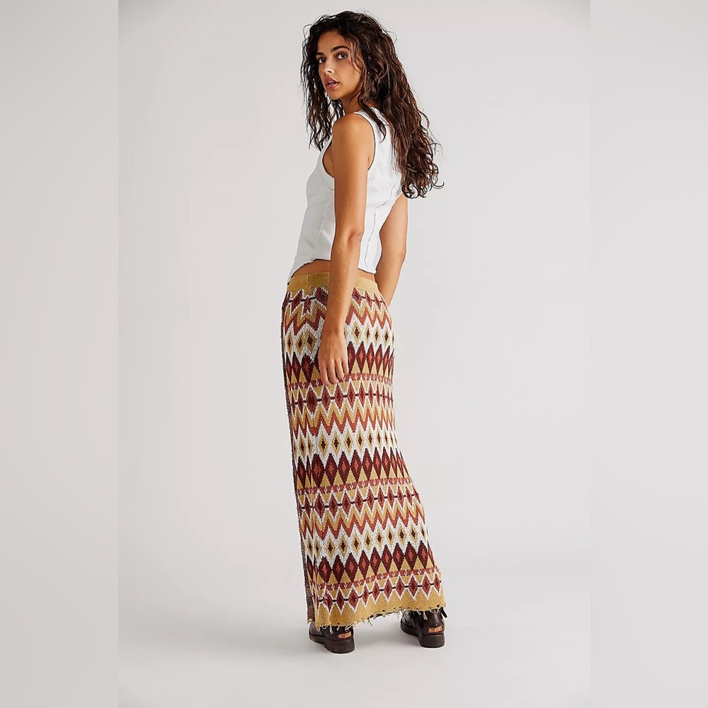 Free People Live Deliberately Convertible Knit Maxi Skirt